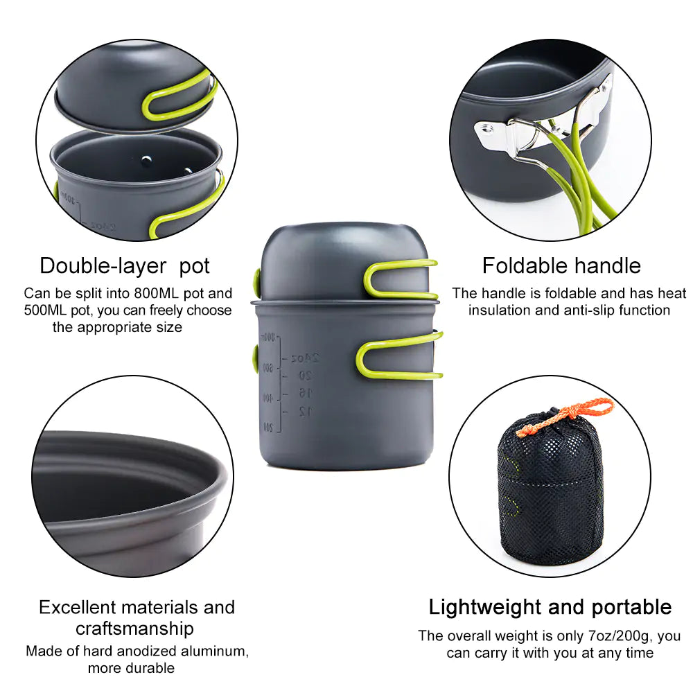 Outdoor Camping Tableware Kit - Mirelle